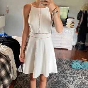 Short white dress